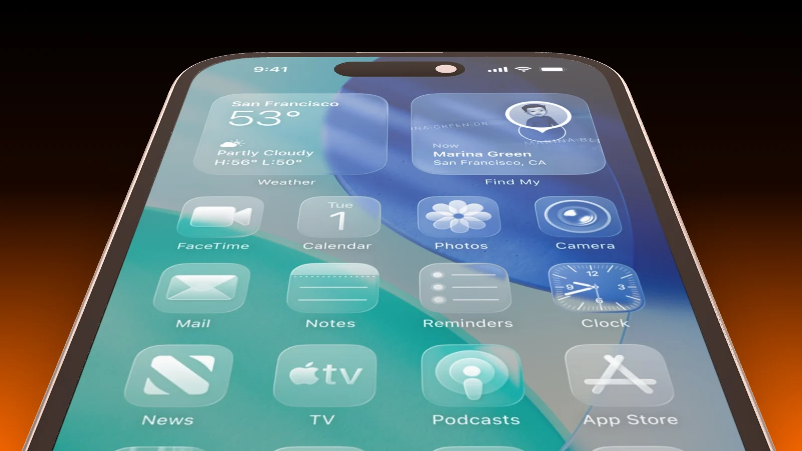 Mockup template with iPhone 16