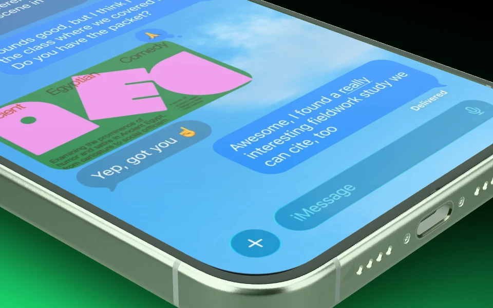 Mockup template with iPhone 16 Pro Max