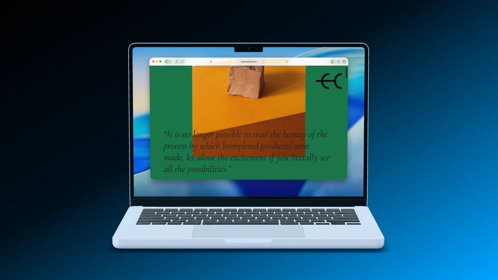 Mockup template with MacBook Pro 14"