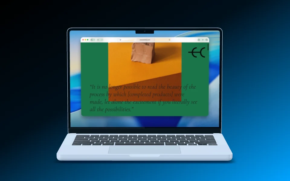 Mockup template with MacBook Pro 14"