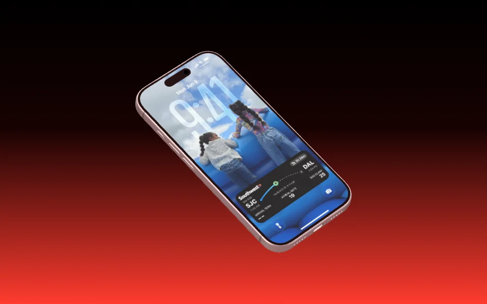 Mockup template with iPhone 17 Pro