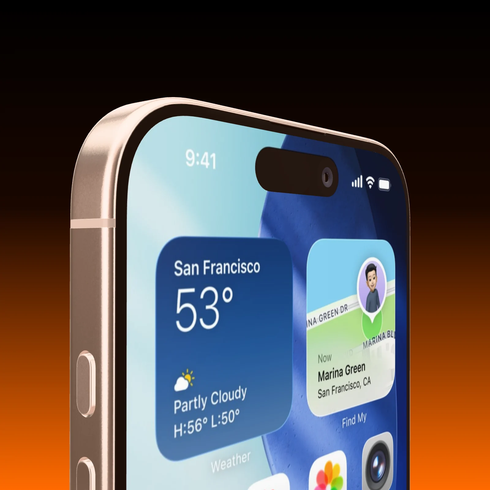 Mockup template with iPhone 17